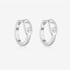 Wholesale Women's S925 Sterling Silver Geometric Earring With Electroplating Treatment