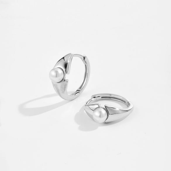 Wholesale Women's S925 Sterling Silver Geometric Earring With Electroplating Treatment