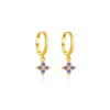 Wholesale Women's S925 Sterling Silver Geometric Earrings With Platinum Or 18K Gold Electroplating