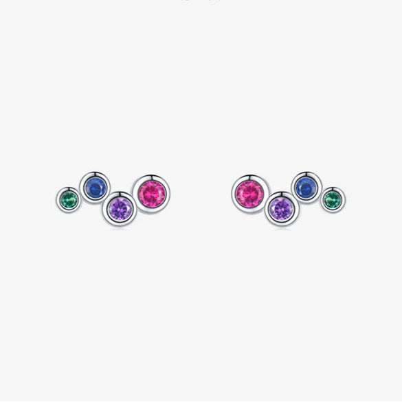 Wholesale Women's S925 Sterling Silver Geometric Earrings