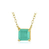 Wholesale Women's S925 Sterling Silver Geometric Gem Inlaid Necklace And Ring