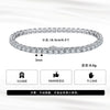 Wholesale Women's S925 Sterling Silver Geometric Inverted Tennis Bracelet Electroplated