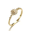 Wholesale Women's S925 Sterling Silver Geometric Light Hexagon Ring With Electroplating