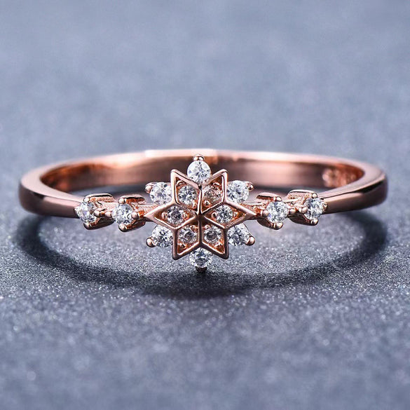 Wholesale Women's S925 Sterling Silver Geometric Light Hexagon Ring With Electroplating