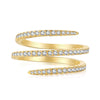 Wholesale Women's S925 Sterling Silver Geometric Light Luxury Ring With Highend Zircon And Electroplating