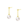 Wholesale Women's S925 Sterling Silver Geometric Long Tassel Ear Drop Earrings French Retro Style Electroplated