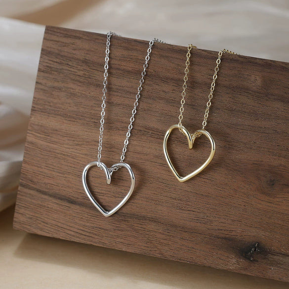 Wholesale Women's S925 Sterling Silver Geometric Minimalist Electroplated Clavicle Chain Necklace