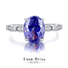 Wholesale Women's S925 Sterling Silver Geometric Minimalist Ring With Diamond And 8A Zircon