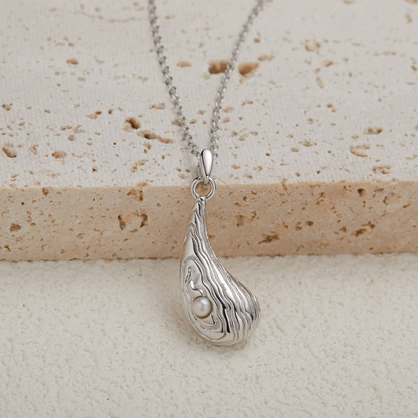 Wholesale Women's S925 Sterling Silver Geometric Natural Garnet Pearl Colored Gemstone Water Drop Earrings Set With Gems