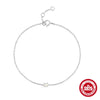Wholesale Women's S925 Sterling Silver Geometric Opal Adjustable Fourclaw Bracelet With Environmental Protection Electroplating