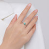 Wholesale Women's S925 Sterling Silver Geometric Original Design Electroplated Ring