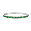 Wholesale Women's S925 Sterling Silver Geometric Pattern Electroplated Rope Design Dopamine Rainbow Bracelet