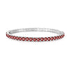 Wholesale Women's S925 Sterling Silver Geometric Pattern Electroplated Rope Design Dopamine Rainbow Bracelet