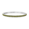 Wholesale Women's S925 Sterling Silver Geometric Pattern Electroplated Rope Design Dopamine Rainbow Bracelet