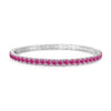 Wholesale Women's S925 Sterling Silver Geometric Pattern Electroplated Rope Design Dopamine Rainbow Bracelet