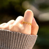 Wholesale Women's S925 Sterling Silver Geometric Ring With Electroplating