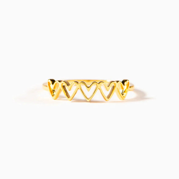 Wholesale Women's S925 Sterling Silver Geometric Ring With Electroplating