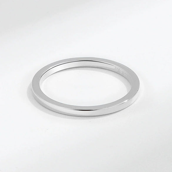 Wholesale Women's S925 Sterling Silver Geometric Ring With 18K Gold Vacuum Plating
