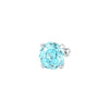 Wholesale Women's S925 Sterling Silver Geometric Rose Cutout Zircon Earrings Set With Zirconia