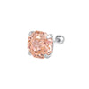 Wholesale Women's S925 Sterling Silver Geometric Rose Cutout Zircon Earrings Set With Zirconia