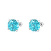 Wholesale Women's S925 Sterling Silver Geometric Rose Cutout Zircon Earrings Set With Zirconia