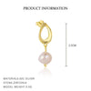 Wholesale Women's S925 Sterling Silver Geometric Rose Flower Earrings Minimalist Cold Style With Zirconia Treatment