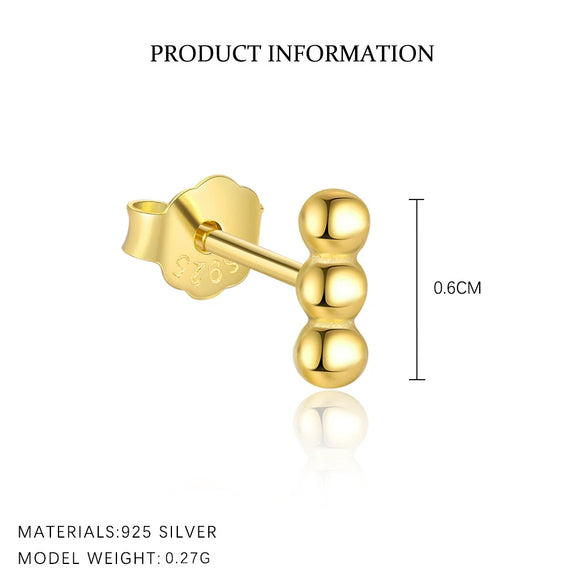 Wholesale Women's S925 Sterling Silver Geometric Rose Flower Earrings Minimalist Cold Style With Zirconia Treatment