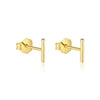Wholesale Women's S925 Sterling Silver Geometric Rose Flower Earrings Minimalist Cold Style With Zirconia Treatment