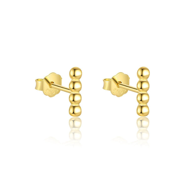 Wholesale Women's S925 Sterling Silver Geometric Rose Flower Earrings Minimalist Cold Style With Zirconia Treatment