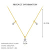 Wholesale Women's S925 Sterling Silver Geometric Round Zircon Earrings