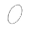 Wholesale Women's S925 Sterling Silver Geometric Spiral Twist Pattern Electroplated Ring