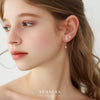 Wholesale Women's S925 Sterling Silver Geometric Square Earrings With Zirconia