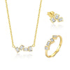 Wholesale Women's S925 Sterling Silver Geometric Square Light Luxury Zircon Earrings