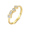 Wholesale Women's S925 Sterling Silver Geometric Square Light Luxury Zircon Earrings