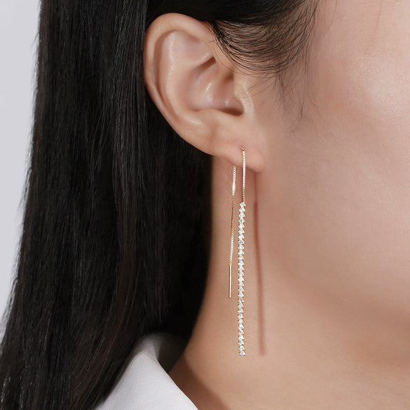 Wholesale Women's S925 Sterling Silver Geometric Style Earrings And Rings