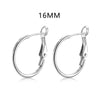 Wholesale Women's S925 Sterling Silver Geometric Style Electroplated Earrings