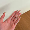Wholesale Women's S925 Sterling Silver Geometric Style Electroplated Earrings