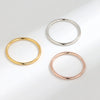 Wholesale Women's S925 Sterling Silver Geometric Style Electroplated Ring