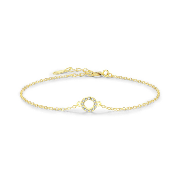 Wholesale Women's S925 Sterling Silver Geometric Style Micro Inlay Bracelet
