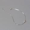 Wholesale Women's S925 Sterling Silver Geometric Style Single Diamond Bracelet 14K Plated Gold