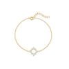 Wholesale Women's S925 Sterling Silver Geometric Sun Moon Necklace With Electroplating