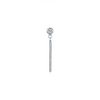 Wholesale Women's S925 Sterling Silver Geometric Tassel Earrings With Microinlay