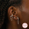 Wholesale Women's S925 Sterling Silver Geometric Tassel Earrings