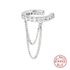 Wholesale Women's S925 Sterling Silver Geometric Tassel Earrings