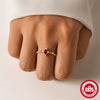 Wholesale Women's S925 Sterling Silver Geometric Twist Zircon Open Finger Ring With Electroplating