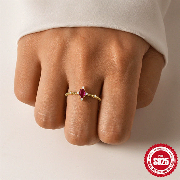 Wholesale Women's S925 Sterling Silver Geometric Twist Zircon Open Finger Ring With Electroplating