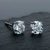 Wholesale Women's S925 Sterling Silver Geometric Ushaped And Drop Shape Zircon Earrings