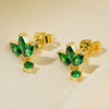 Wholesale Women's S925 Sterling Silver Geometric Ushaped And Drop Shape Zircon Earrings