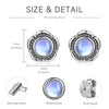 Wholesale Women's S925 Sterling Silver Geometric Ushaped And Drop Shape Zircon Earrings