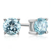Wholesale Women's S925 Sterling Silver Geometric Ushaped And Drop Shape Zircon Earrings